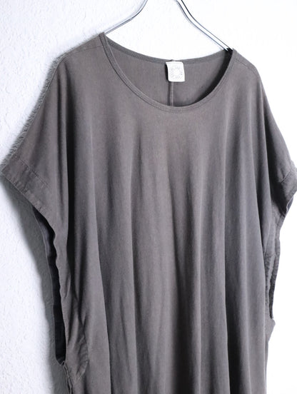 JAN JAN VAN ESSCHE sleeveless long tee brown
