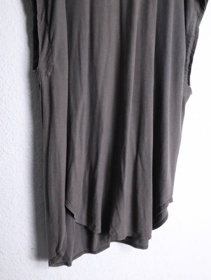 JAN JAN VAN ESSCHE sleeveless long tee brown