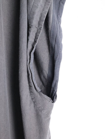 JAN JAN VAN ESSCHE sleeveless long tee brown