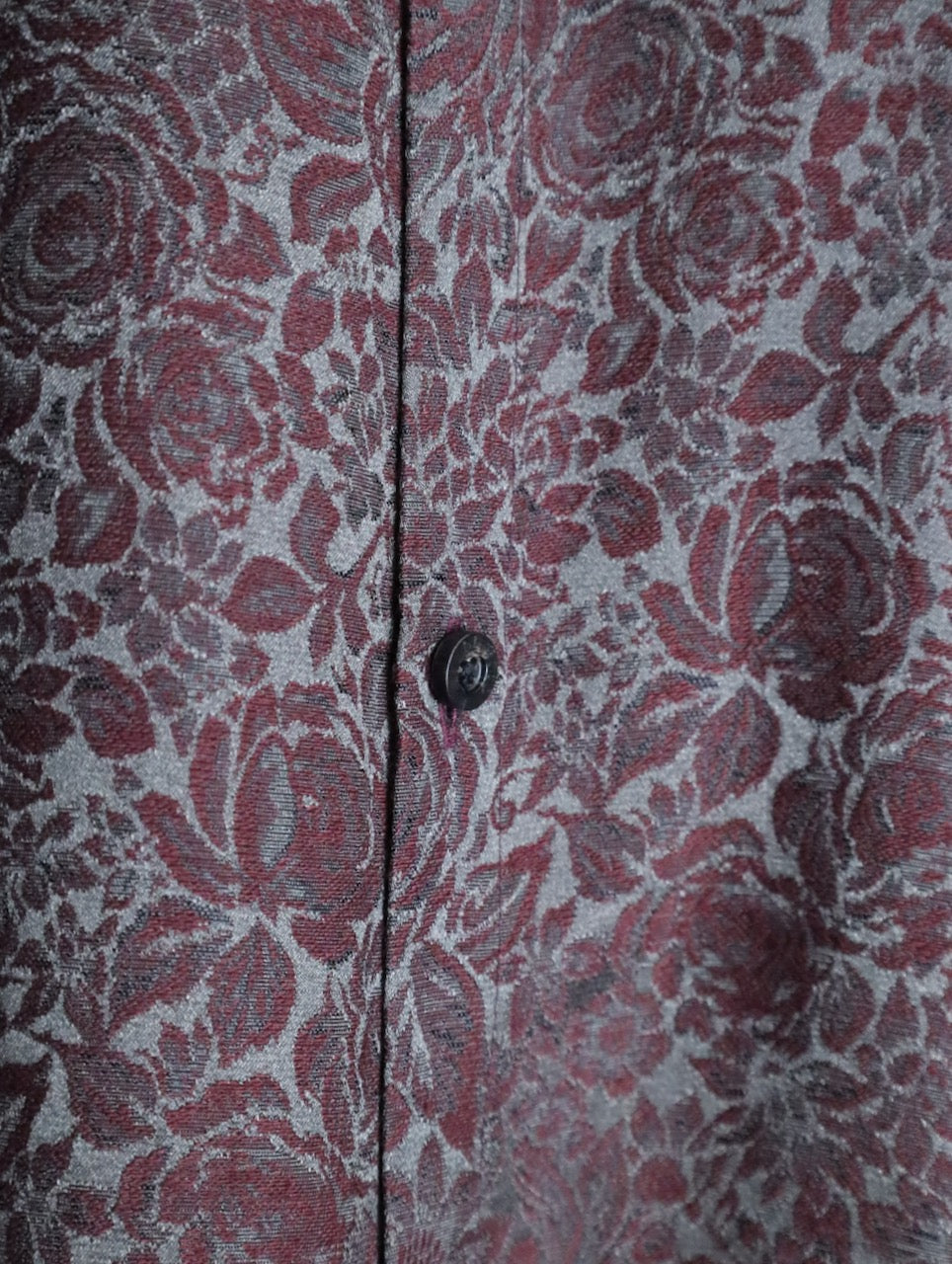 BISHOOL jaquard pattern long shirt winered