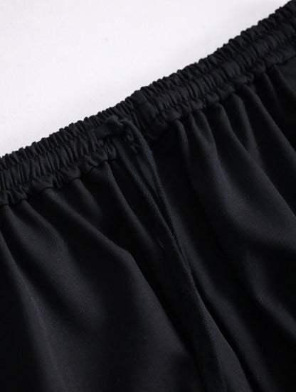 BISHOOL wool easy shorts black