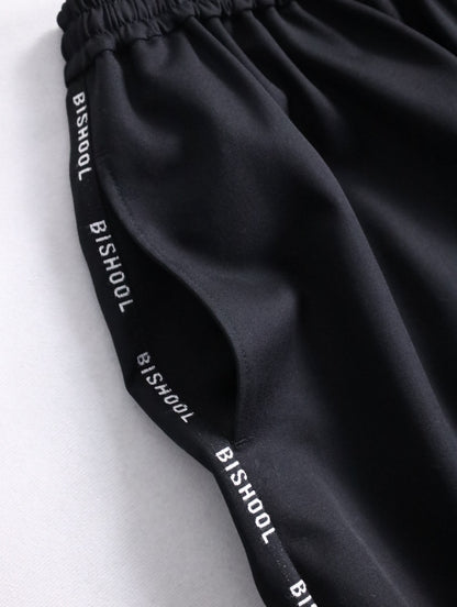 BISHOOL wool easy shorts black