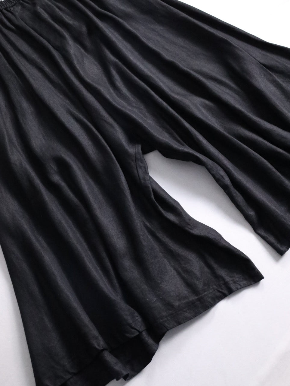 BISHOOL linen baloon hakama pants black
