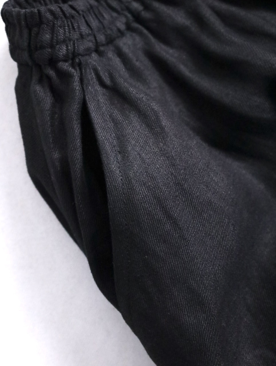 BISHOOL linen baloon hakama pants black