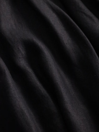 BISHOOL linen baloon hakama pants black