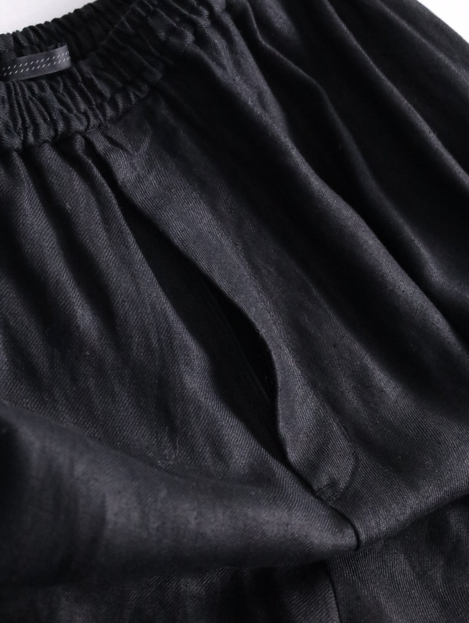 BISHOOL linen baloon hakama pants black