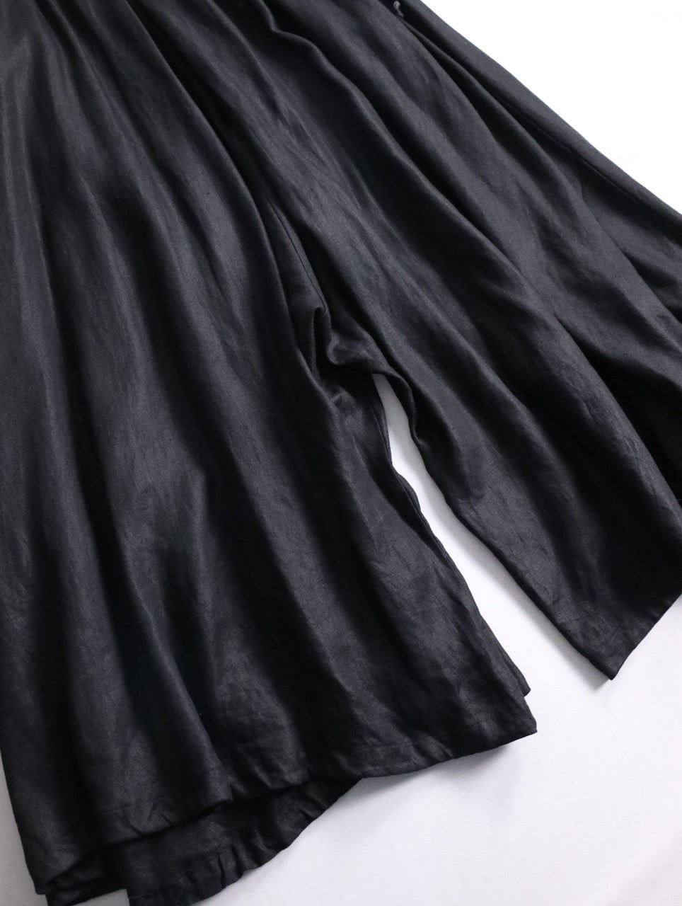BISHOOL linen baloon hakama pants black