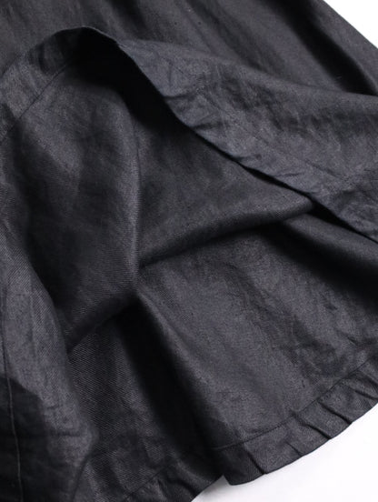 BISHOOL linen baloon hakama pants black
