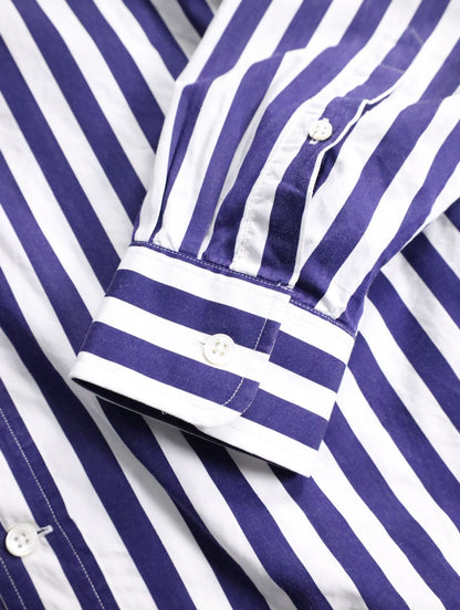 Acne Studios stripe shirt violet-white