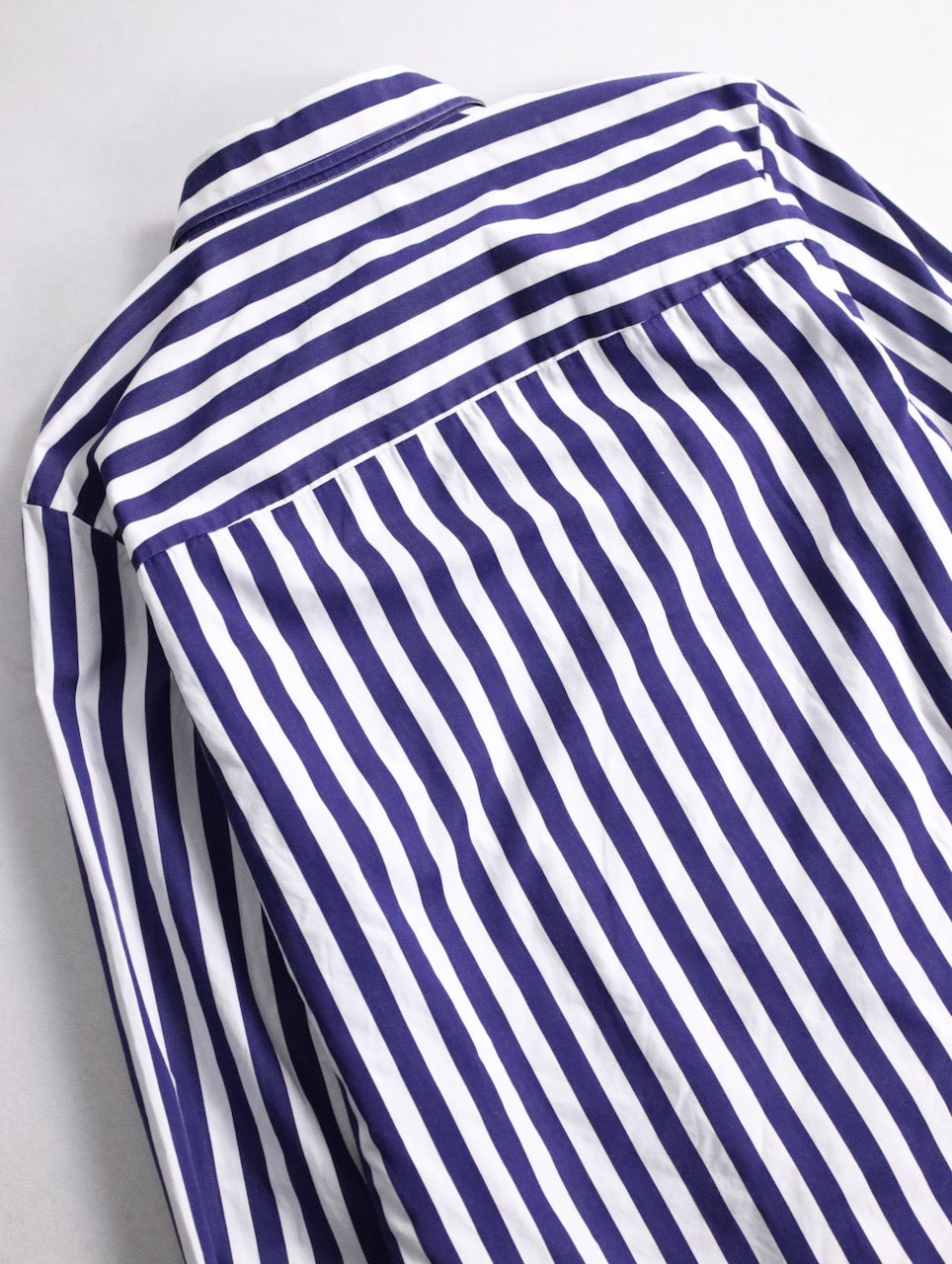 Acne Studios stripe shirt violet-white