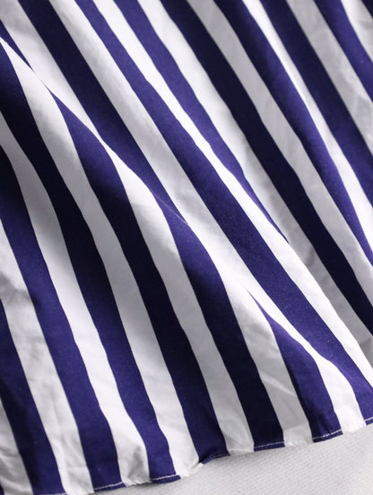Acne Studios stripe shirt violet-white