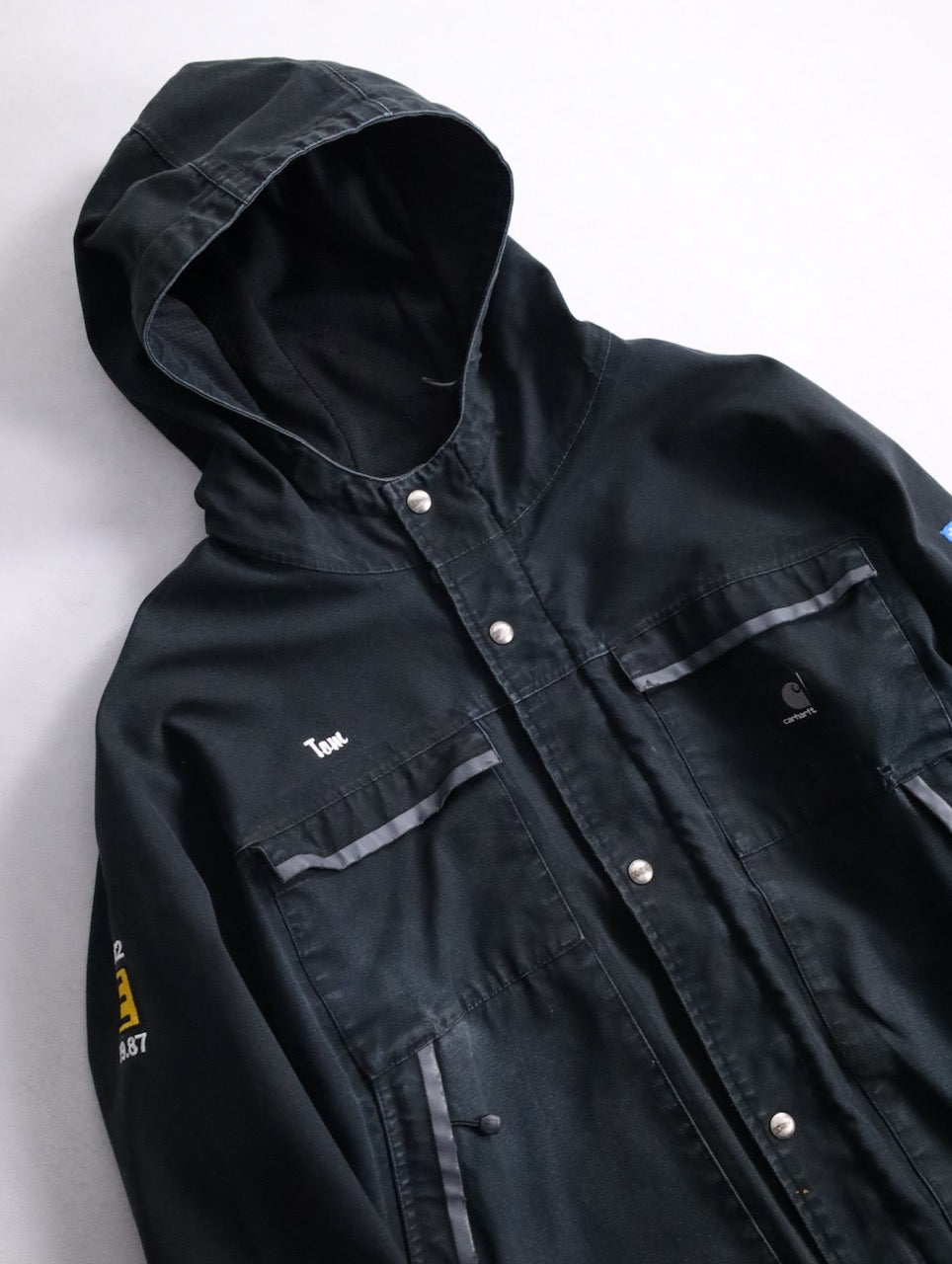 carhartt custom ketchkan hoodie jacket black