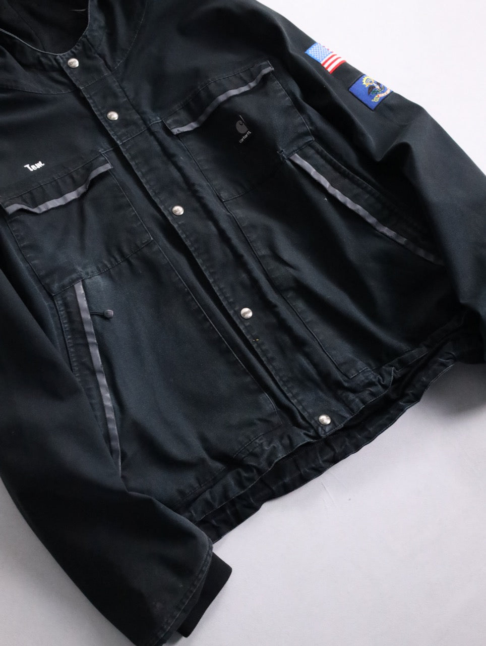 carhartt custom ketchkan hoodie jacket black