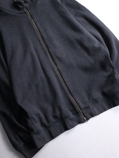 00s BANANA REPUBLIC double zip knit darkgray