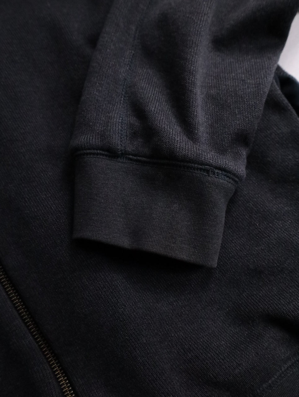 00s BANANA REPUBLIC double zip knit darkgray