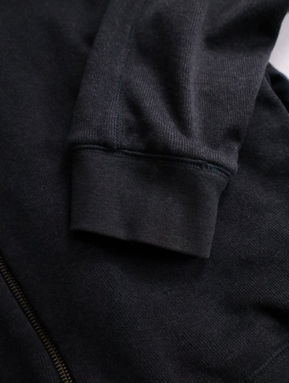 00s BANANA REPUBLIC double zip knit darkgray