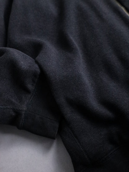 00s BANANA REPUBLIC double zip knit darkgray