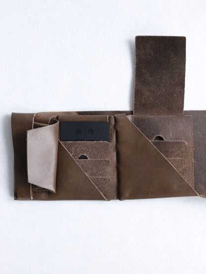 short wallet 2.0 darkbrown
