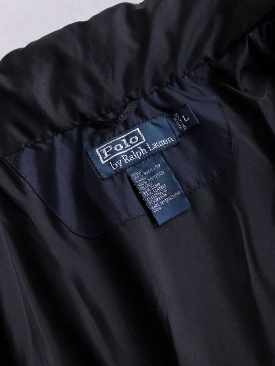 90s Polo by Ralph Lauren 2tone down jacket navy-black