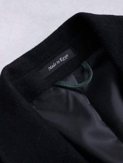 LAUREN RALPH LAUREN wool cashmere chester coat black