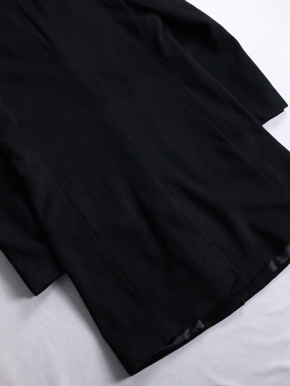 LAUREN RALPH LAUREN wool cashmere chester coat black