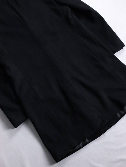 LAUREN RALPH LAUREN wool cashmere chester coat black