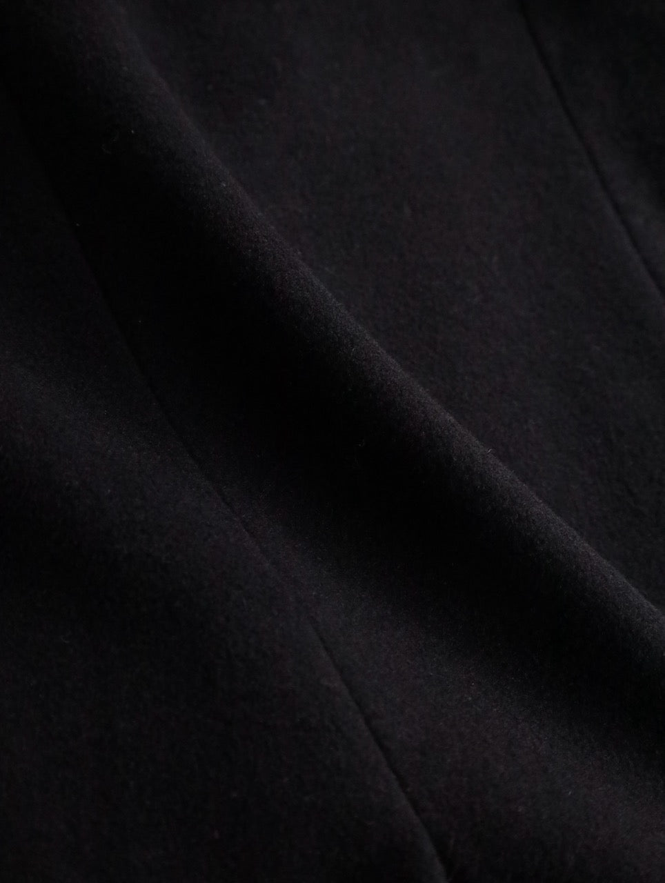 LAUREN RALPH LAUREN wool cashmere chester coat black