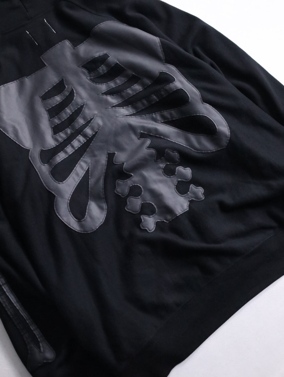 TAKAHIROMIYASHITATheSoloist. bone design zip hoodie black