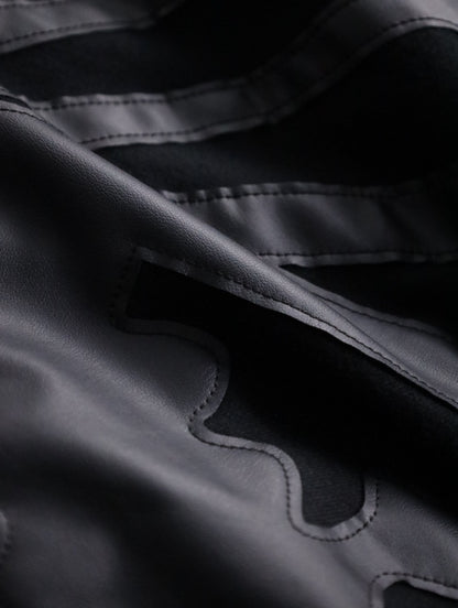 TAKAHIROMIYASHITATheSoloist. bone design zip hoodie black