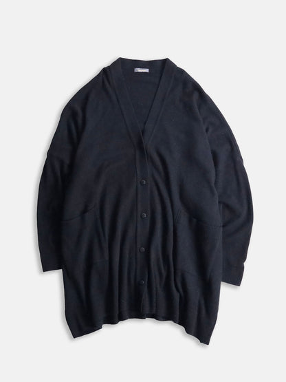 80s issey miyake wind coat cardigan black