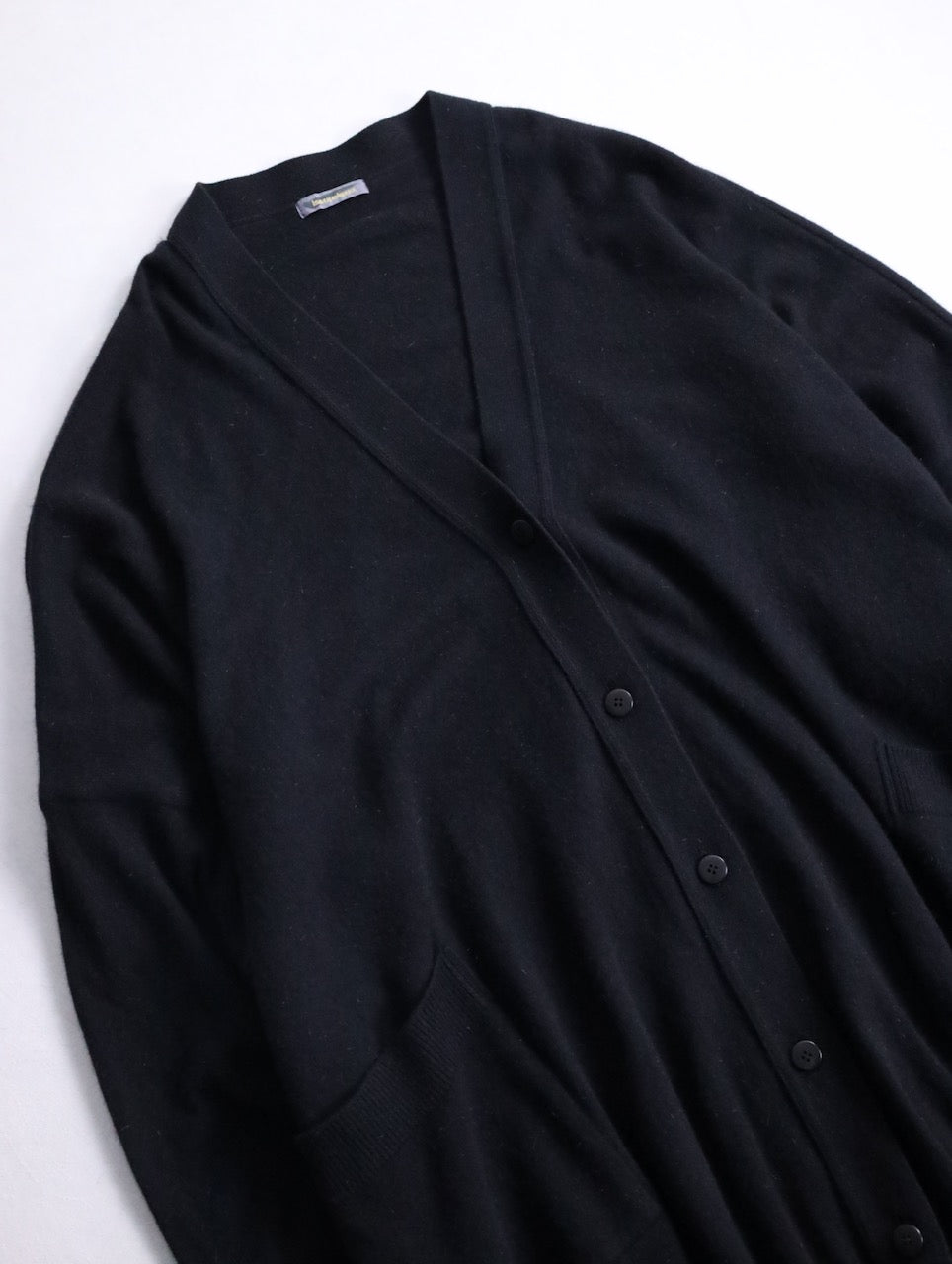 80s issey miyake wind coat cardigan black