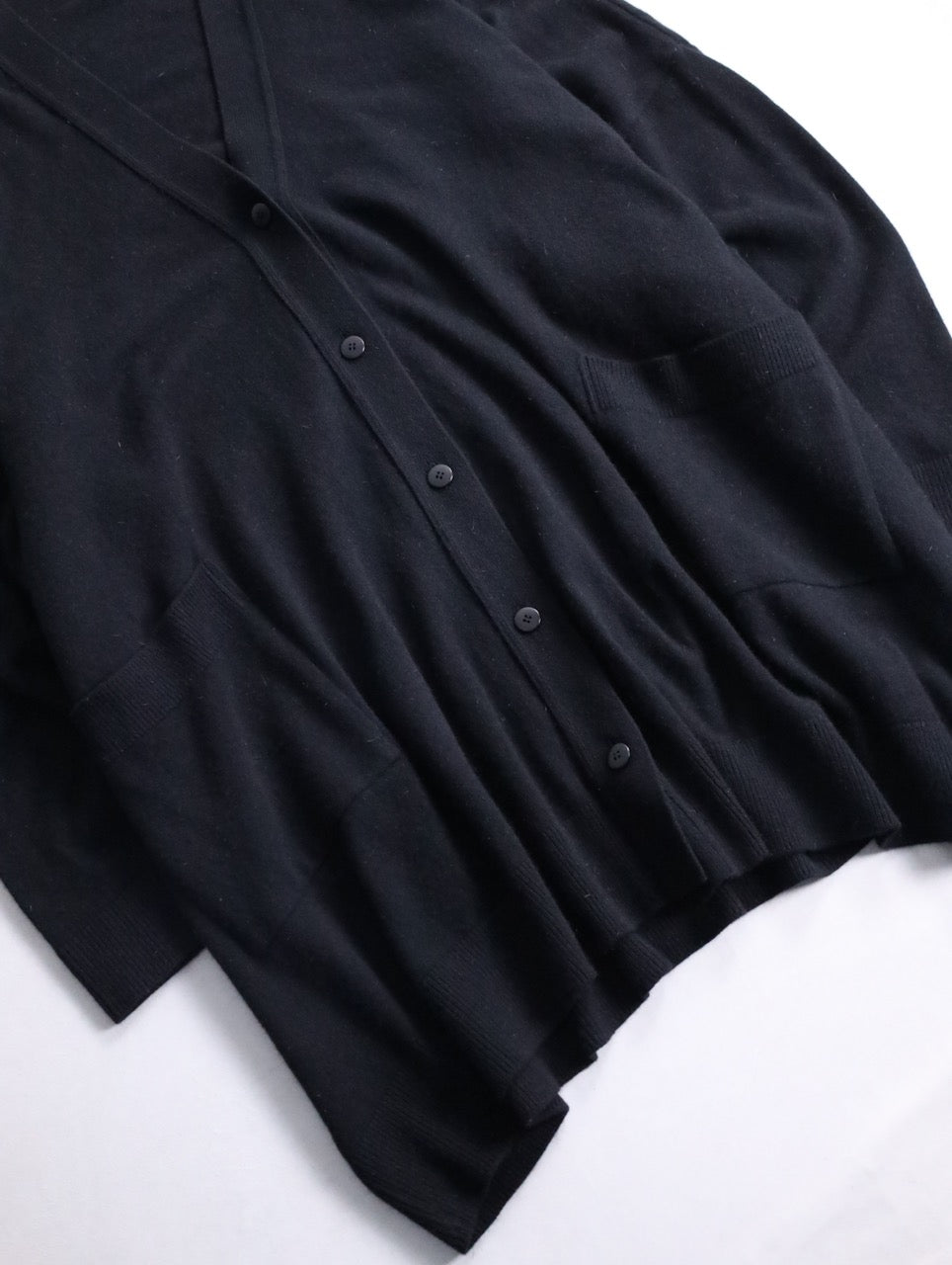 80s issey miyake wind coat cardigan black