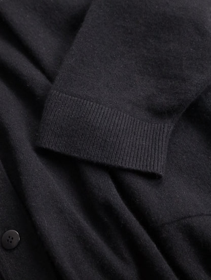 80s issey miyake wind coat cardigan black