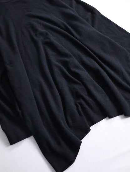 80s issey miyake wind coat cardigan black