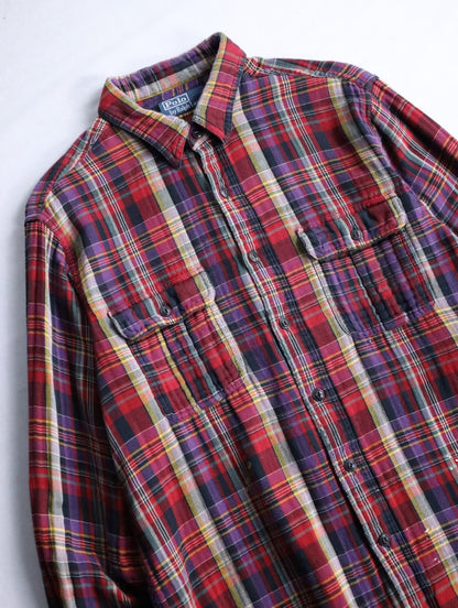 Polo by Ralph Lauren multi color check shirt multi