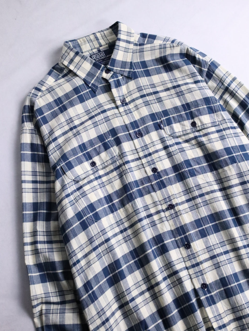 Polo by Ralph Lauren CASCADE check shirt navy-white