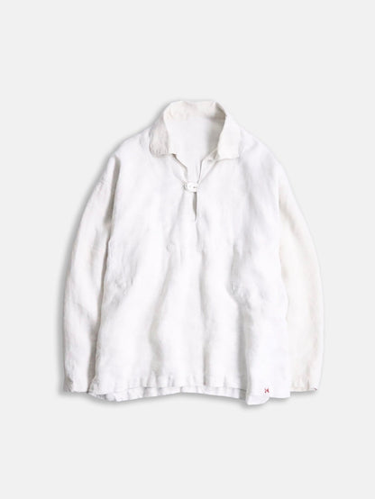 linen skipper pullover ivory
