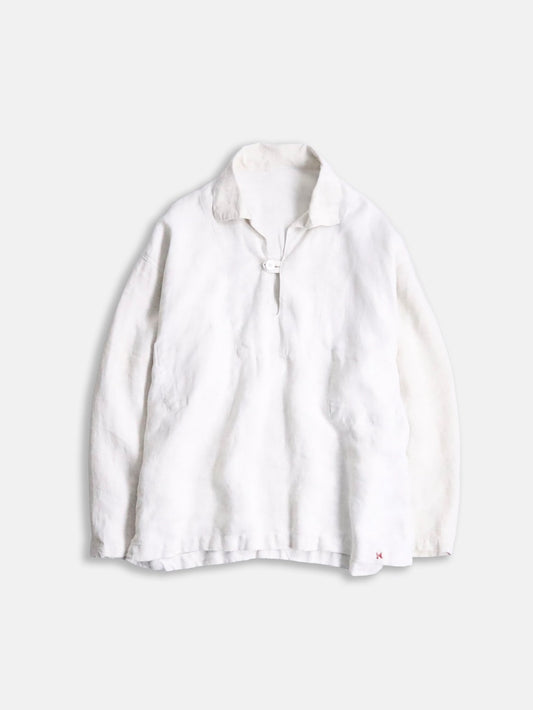 linen skipper pullover ivory