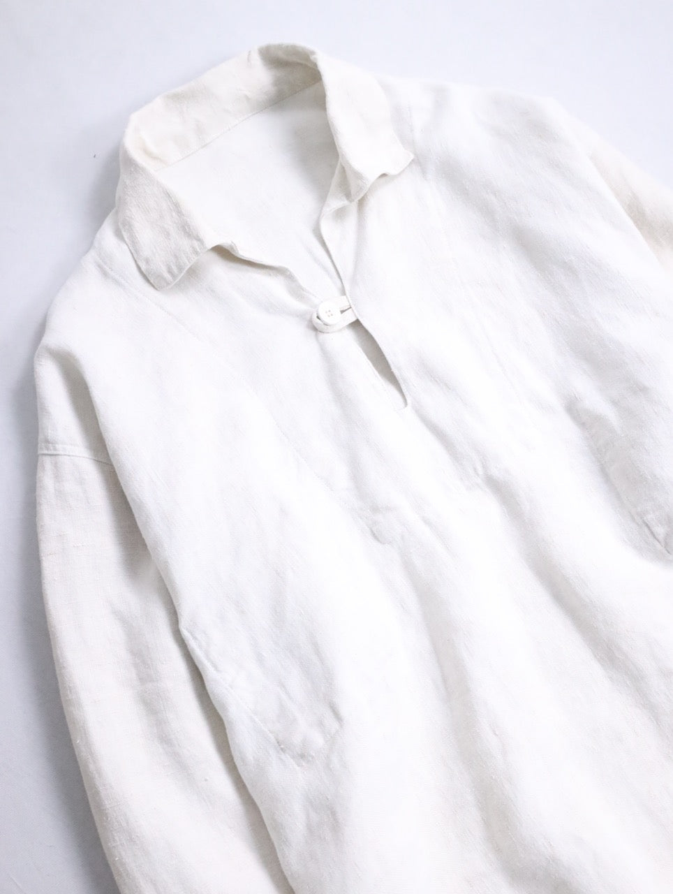 linen skipper pullover ivory