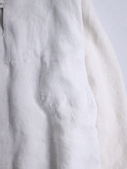 linen skipper pullover ivory