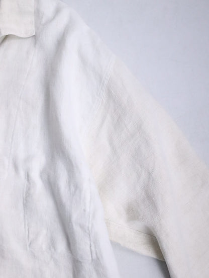 linen skipper pullover ivory