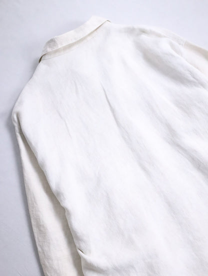 linen skipper pullover ivory