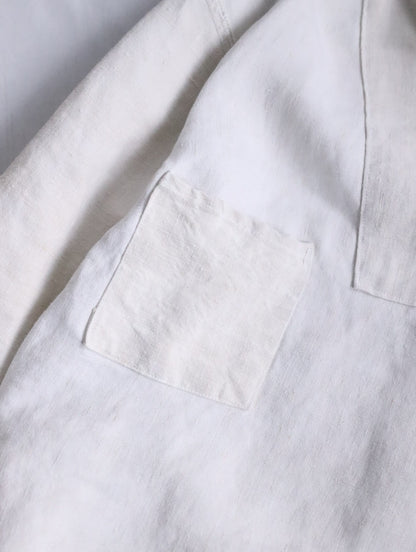 linen skipper pullover ivory