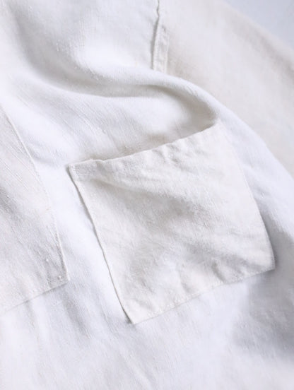 linen skipper pullover ivory