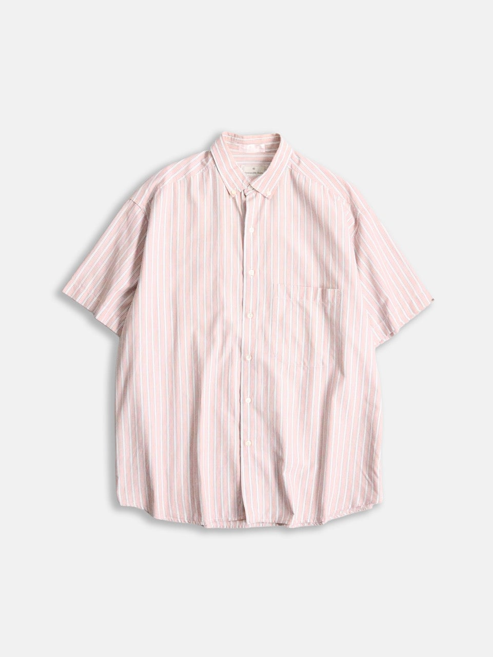 Ermenegildo Zegna s/s stripe shirt pink-white-blue-black