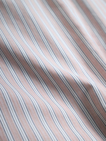 Ermenegildo Zegna s/s stripe shirt pink-white-blue-black