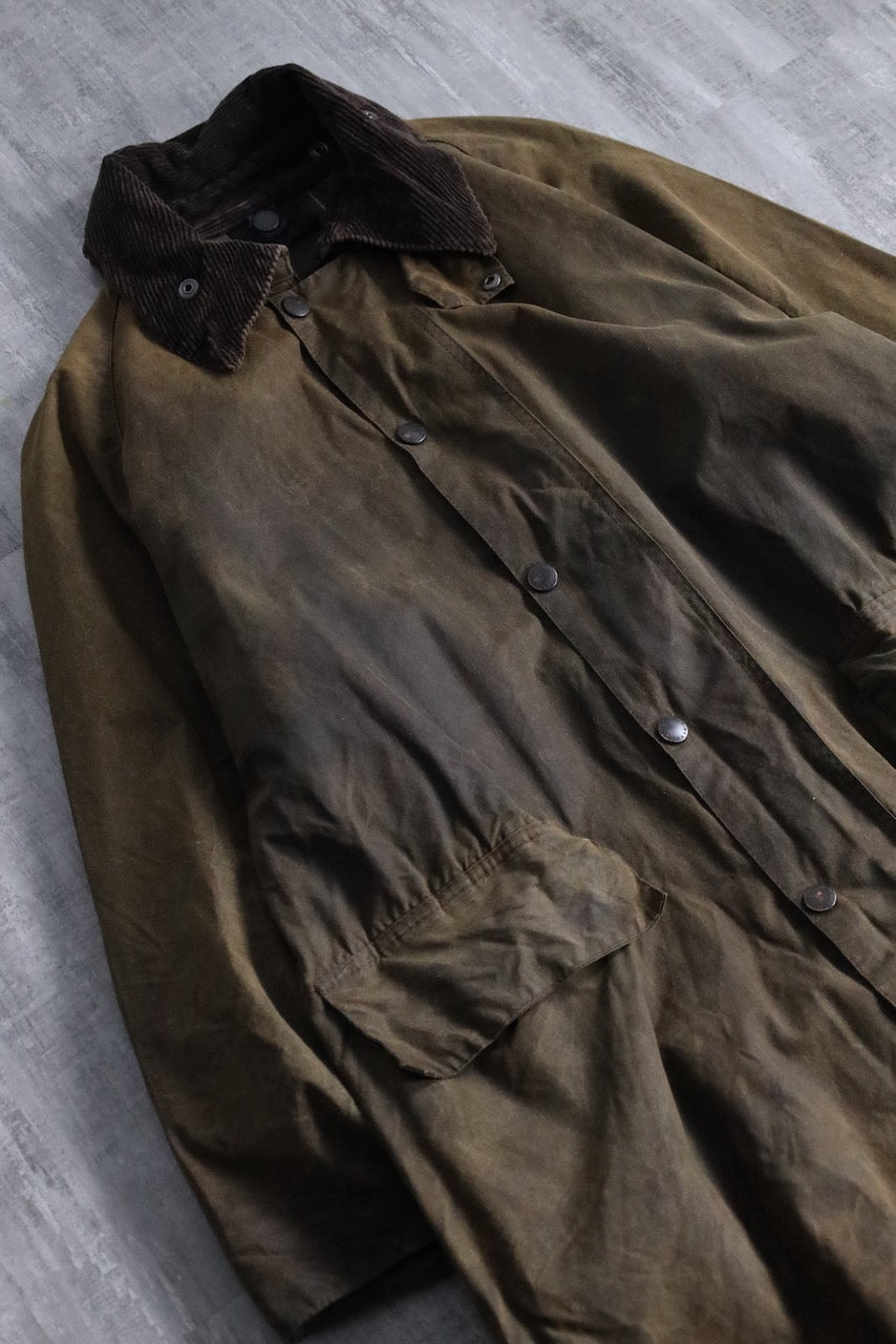 Barbour northumbria oild coat brown