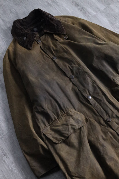 Barbour northumbria oild coat brown