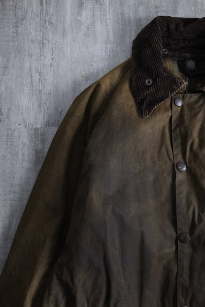 Barbour northumbria oild coat brown