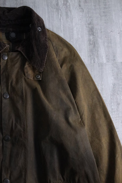 Barbour northumbria oild coat brown
